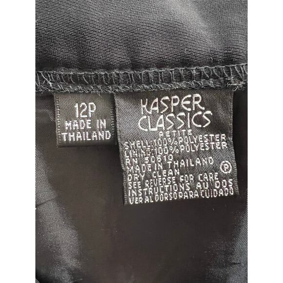 Kasper Classics Petite Black Dress Pants - 12P - Picture 4 of 8